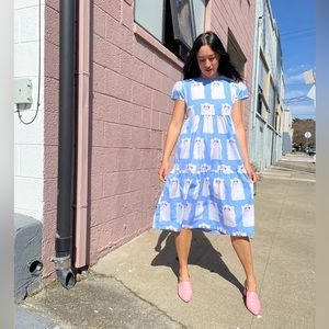 New Nooworks Frida grumpy cat dress